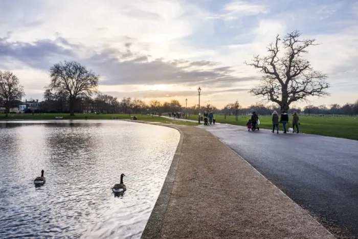 Framed Print : Lake, Clapham Common at sunset, Lambeth Borough, London, England, United Kingdom, Europe Framed Print : Lake, Clapham Common at sunset, Lambeth Borough, London, England, United Kingdom, Europe