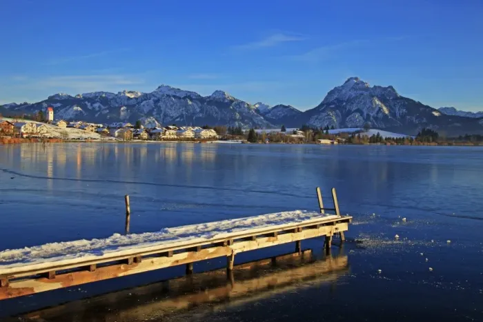 Framed Print : Lake Hopfensee, Hopfen am See, Allgau, Bavaria, Germany, Europe Framed Print : Lake Hopfensee, Hopfen am See, Allgau, Bavaria, Germany, Europe