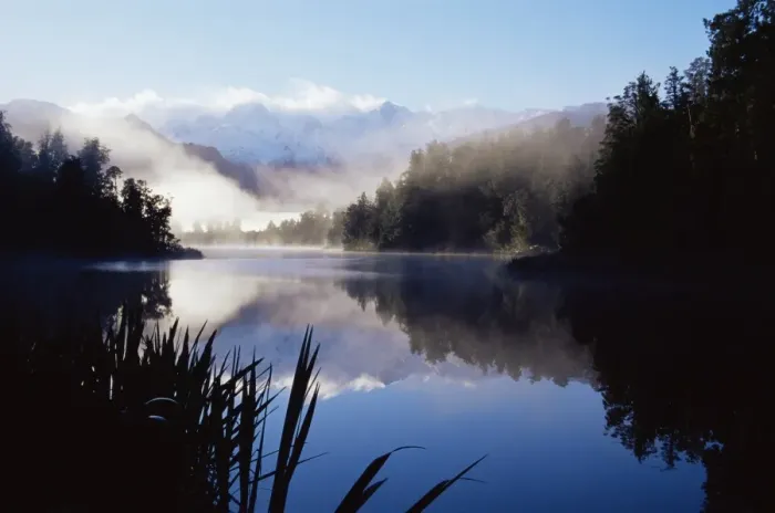 Framed Print : Lake Matheson at dawn Framed Print : Lake Matheson at dawn