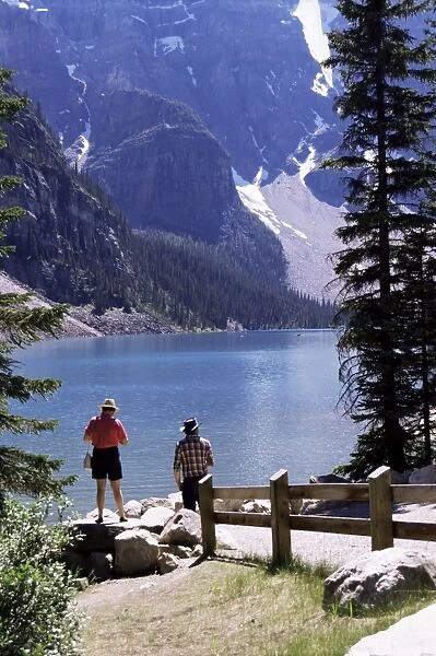 Lake Moraine, Alberta, Rockies, Canada, North America