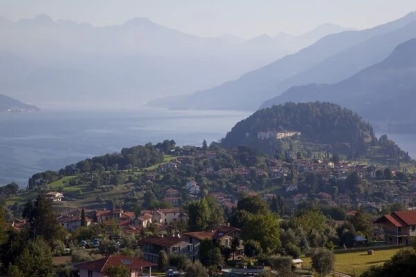Lake and mountains, Bellagio, Lake Como, Lombardy, Italian Lakes, Italy, Europe