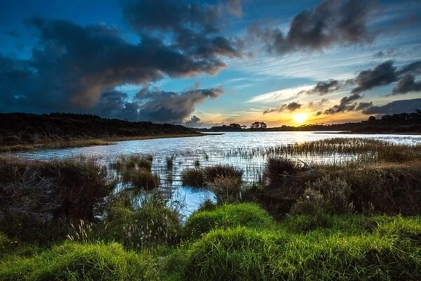 Lake Ngatu, Awanui, Northland Region, North Island, New Zealand, Pacific