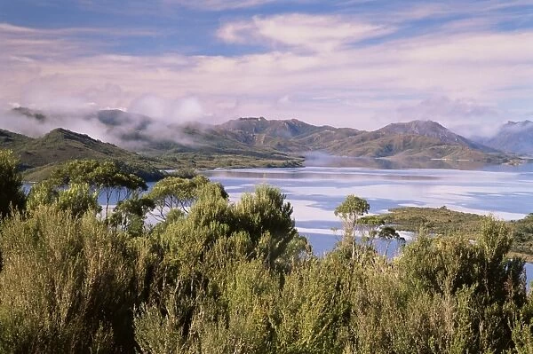 Lake Pedder and Frankland Range, Southwest National Park, Tasmania, Australia, Pacific