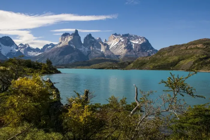 Framed Print : Lake Pehoe in the Torres del Paine National Park, Patagonia, Chile, South America Framed Print : Lake Pehoe in the Torres del Paine National Park, Patagonia, Chile, South America