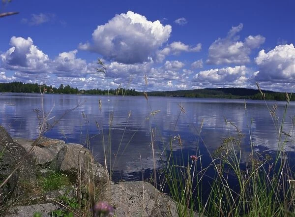 Lake at Ramen, north of Filipstad, in summer, Eastern Varmland, Sweden
