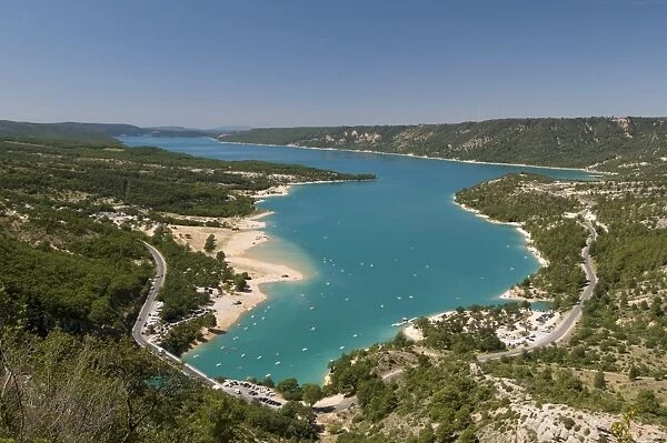Lake Sainte Croix, Alpes-de-Haute-Provence, Provence, France, Europe
