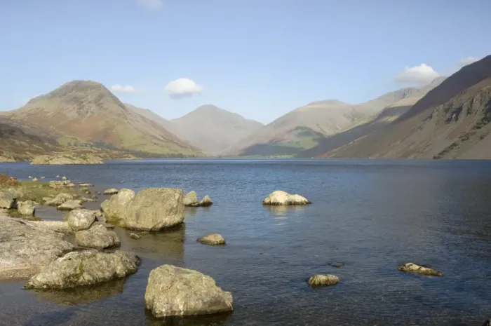 Framed Print : Lake Wastwater with Yewbarrow, Great Gable, Lingmell, Wasdale, Lake District National Park Framed Print : Lake Wastwater with Yewbarrow, Great Gable, Lingmell, Wasdale, Lake District National Park