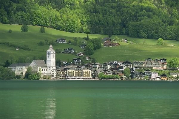 Lake Wolfgangsee, St. Wolfgang, The Salzkammergut, Austria, Europe
