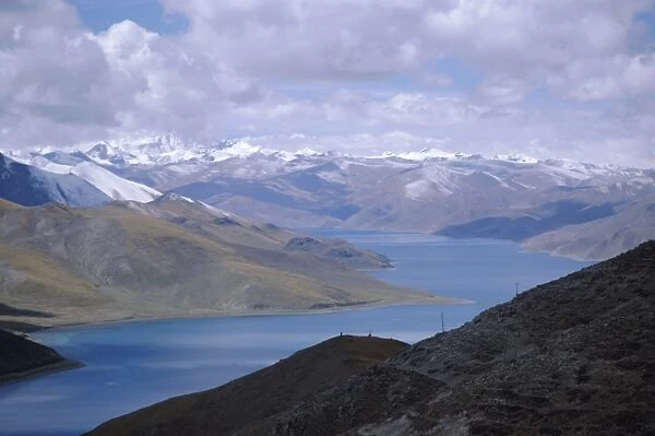 Lake Yanzho Yumco, Tibet, China, Asia