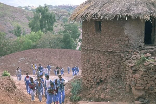 Lalibela, Wollo region, Ethiopia, Africa