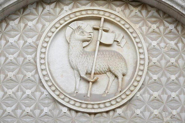 Lamb of God sculpture, Jerusalem, Israel, Middle East