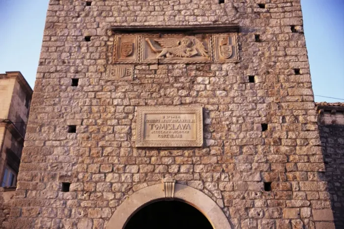 Framed Print : Land gate tower, Old Town, Korcula, Korcula Island, Croatia, Europe Framed Print : Land gate tower, Old Town, Korcula, Korcula Island, Croatia, Europe