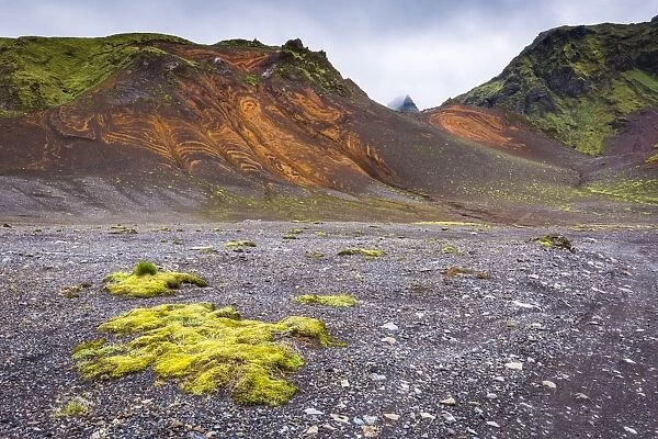 The Landmannalaugar region of the Fjallabak Nature Reserve in the Highlands of Iceland
