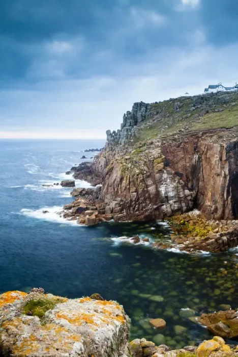 Framed Print : Lands End, Penzance, Cornwall, England, United Kingdom, Europe Framed Print : Lands End, Penzance, Cornwall, England, United Kingdom, Europe