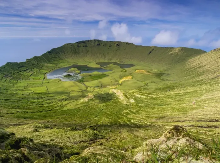 Framed Print : Landscape of the Caldeirao do Corvo, Corvo, Azores, Portugal, Atlantic, Europe Framed Print : Landscape of the Caldeirao do Corvo, Corvo, Azores, Portugal, Atlantic, Europe