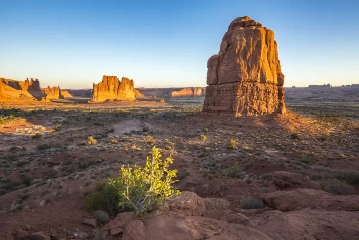 Framed Print : Landscape from La Sal Mountains Viewpoint, Arches National Park, Moab, Utah, United Framed Print : Landscape from La Sal Mountains Viewpoint, Arches National Park, Moab, Utah, United