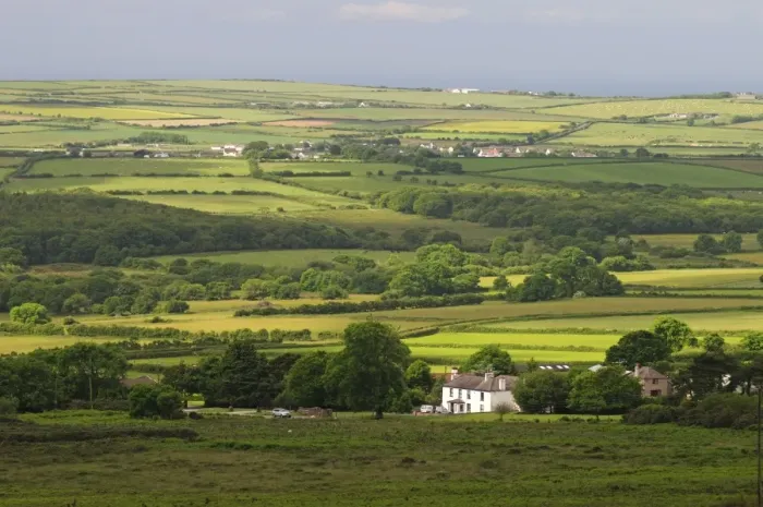Framed Print : Landscape near Reynoldston, Gower, Wales, United Kingdom, Europe Framed Print : Landscape near Reynoldston, Gower, Wales, United Kingdom, Europe