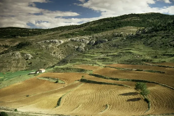 Framed Print : Landscape near Villarluengo Framed Print : Landscape near Villarluengo