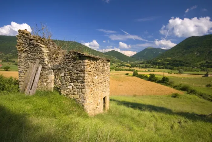 Framed Print : Landscape in Provence, France, Europe