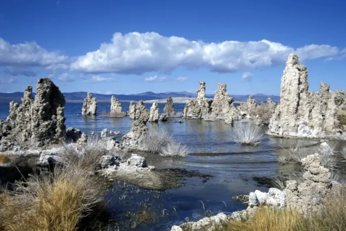 Framed Print : Landscape of tufa formations at Mono Lake Framed Print : Landscape of tufa formations at Mono Lake