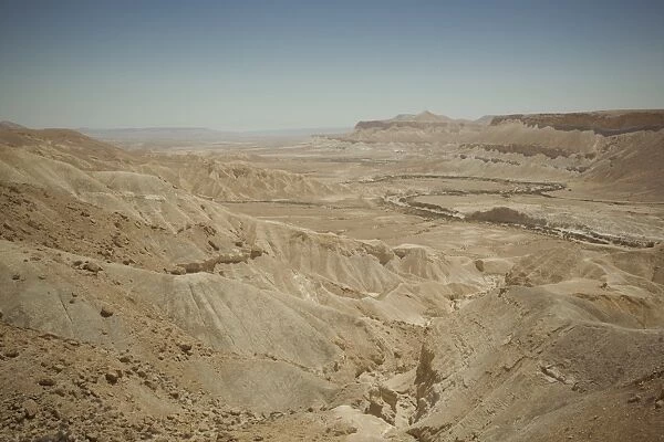 Landscape of the Zin valley, Negev region, Israel, Middle East