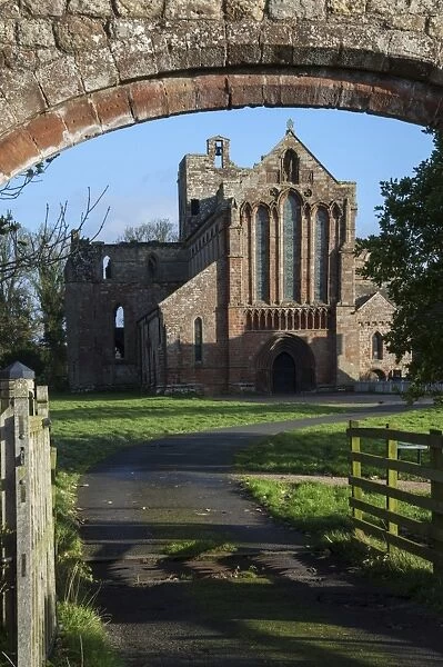 Lanercost Abbey, near Brampton, built largely with stone taken from Hadrians Wall, Cumbria, England, United Kingdom, Europe