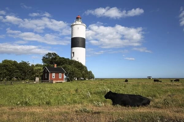 Lange Jan lighthouse, Ottenby, Southern Oland, Oland, Baltic coast, Southeast Sweden