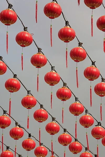 Lanterns at Chinese New Year, Thean Hou Chinese temple. Kuala Lumpur, Malaysia