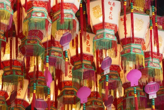 Framed Print : Lanterns at Wong Tai Sin Temple, Wong Tai Sin, Kowloon, Hong Kong, China, Asia Framed Print : Lanterns at Wong Tai Sin Temple, Wong Tai Sin, Kowloon, Hong Kong, China, Asia