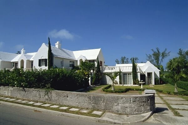 Large house, Bermuda, Atlantic Ocean, Central America