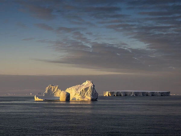 Large iceberg at sea towards Peter I Island, Bellingshausen Sea, Antarctica, Polar Regions