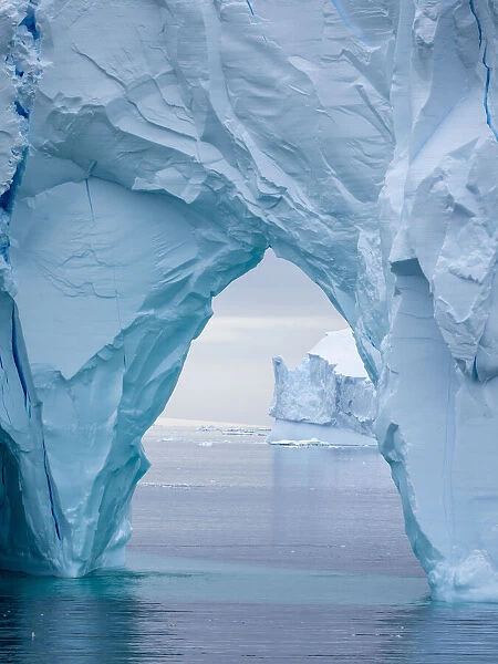 Large icebergs floating in the Bellingshausen Sea, Antarctica, Polar Regions