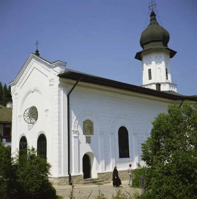 Framed Print : The largest monastery in Romania with 400 nuns, Agapia Monastery, Moldavia Framed Print : The largest monastery in Romania with 400 nuns, Agapia Monastery, Moldavia