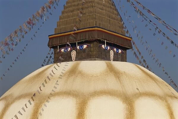 The largest stupa in Nepal