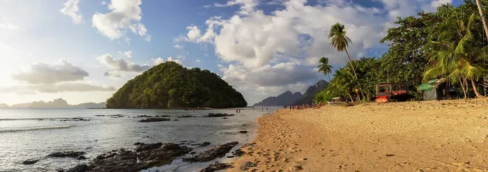 Framed Print : Las Cabanas beach, El Nido, Bacuit Bay, Palawan, Philippines, Southeast Asia, Asia Framed Print : Las Cabanas beach, El Nido, Bacuit Bay, Palawan, Philippines, Southeast Asia, Asia