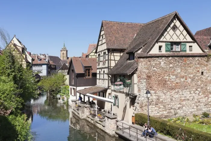 Framed Print : Lauch River, Little Venice, Colmar, Alsace, France, Europe Framed Print : Lauch River, Little Venice, Colmar, Alsace, France, Europe
