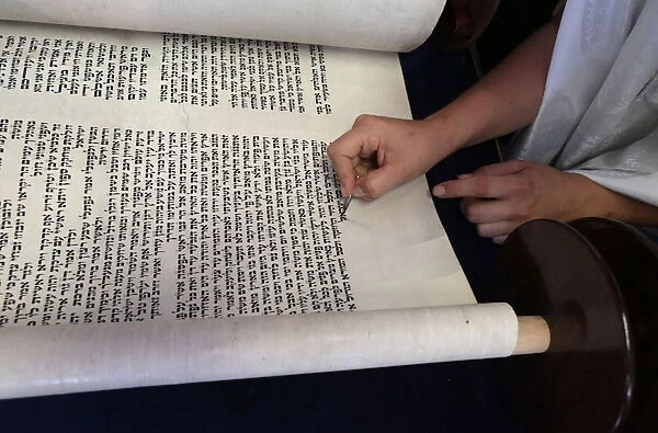 Launch of a new Torah in a Synagogue, Paris, France, Europe