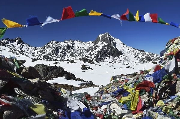 Lauribina Pass, Langtang National Park, Bagmati, Central Region (Madhyamanchal), Nepal, Himalayas, Asia