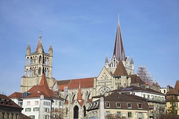 Lausanne Cathedral, Lausanne, Vaud, Switzerland, Europe