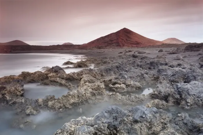 Framed Print : Lava coast near Los Hervideros, Montanas del Fuego, Parque Natinal de Timanfaya, Lanzarote