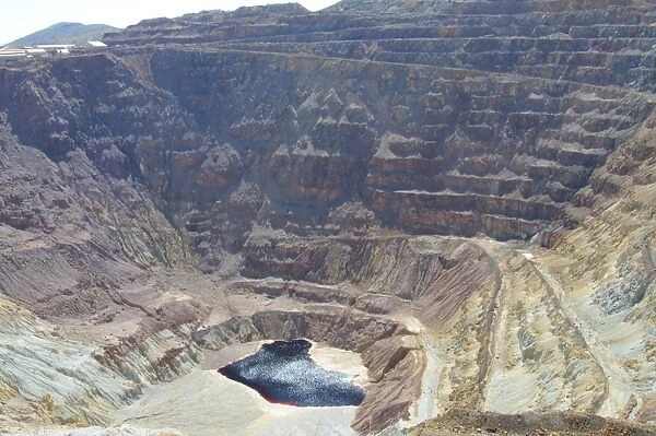 The Lavender open pit copper mine in Bisbee, Arizona, United States of America, North America