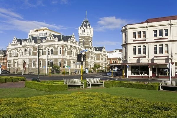 Law Courts Building on Stuart Street, Dunedin, Central Business District, Otago District, South Island, New Zealand, Pacific