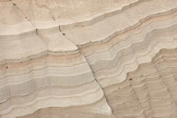 Layered sandstone, Kasha-Katuwe Tent Rocks National Monument, New Mexico