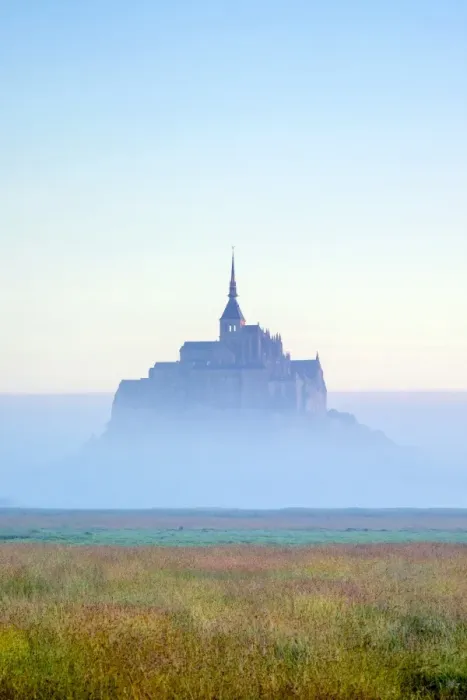 Framed Print : Le Mont-Saint-Michel at dawn, UNESCO World Heritage Site, Manche Department, Normandy Framed Print : Le Mont-Saint-Michel at dawn, UNESCO World Heritage Site, Manche Department, Normandy