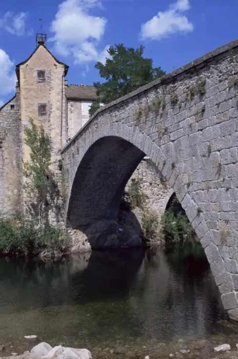 Framed Print : Le Pont-de-Montvert, River Tarn, Cevennes, Lozere, Languedoc-Roussillon, France, Europe Framed Print : Le Pont-de-Montvert, River Tarn, Cevennes, Lozere, Languedoc-Roussillon, France, Europe