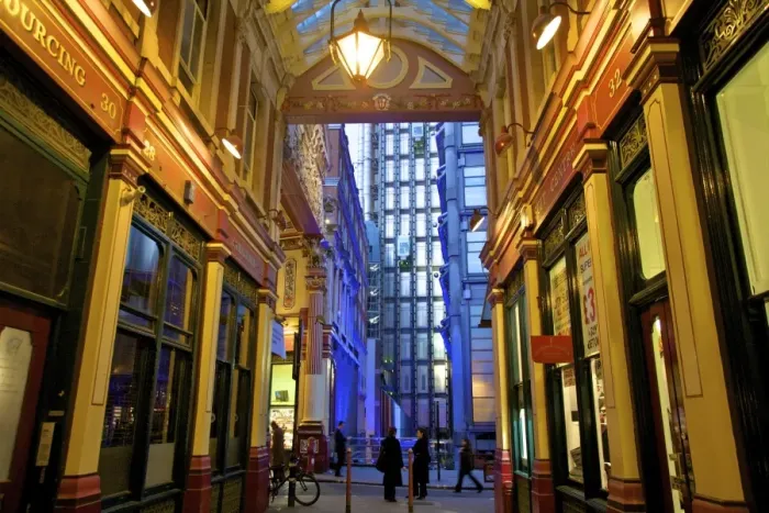 Framed Print : Leadenhall Market and Lloyds Building, London, United Kingdom, Europe Framed Print : Leadenhall Market and Lloyds Building, London, United Kingdom, Europe