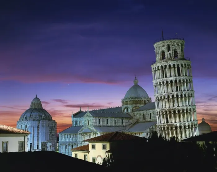 Framed Print : The Leaning Tower, Duomo and Baptistery at sunset in the city of Pisa, UNESCO World Heritage Site Framed Print : The Leaning Tower, Duomo and Baptistery at sunset in the city of Pisa, UNESCO World Heritage Site