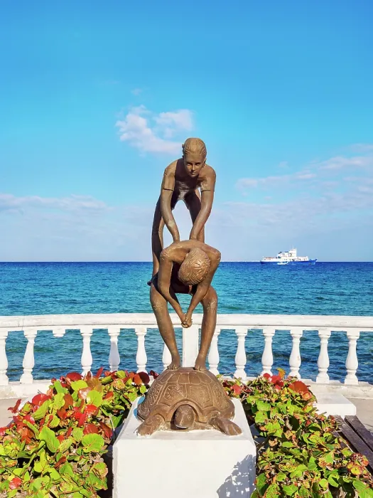 Framed Print : Leap Frog Sculpture, waterfront of San Miguel de Cozumel, Cozumel Island, Quintana Roo State, Mexico Framed Print : Leap Frog Sculpture, waterfront of San Miguel de Cozumel, Cozumel Island, Quintana Roo State, Mexico