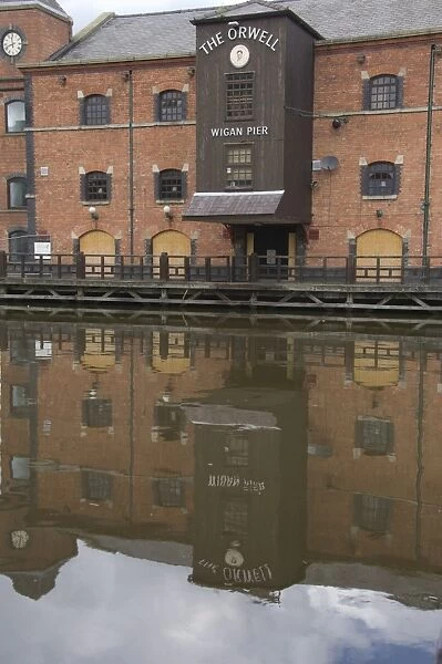 The Leeds and Liverpool Canal at Wigan Pier, as in the book by George Orwell