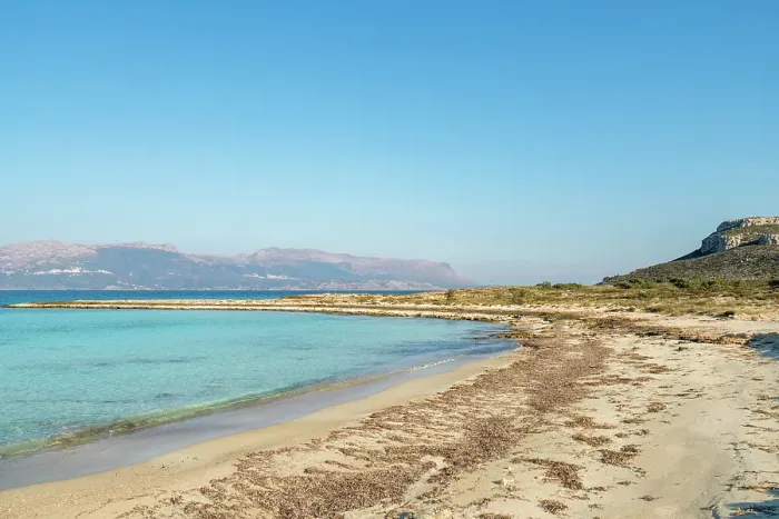 Framed Print : Lefki beach with turquoise water, Elafonisos island, Greece Framed Print : Lefki beach with turquoise water, Elafonisos island, Greece